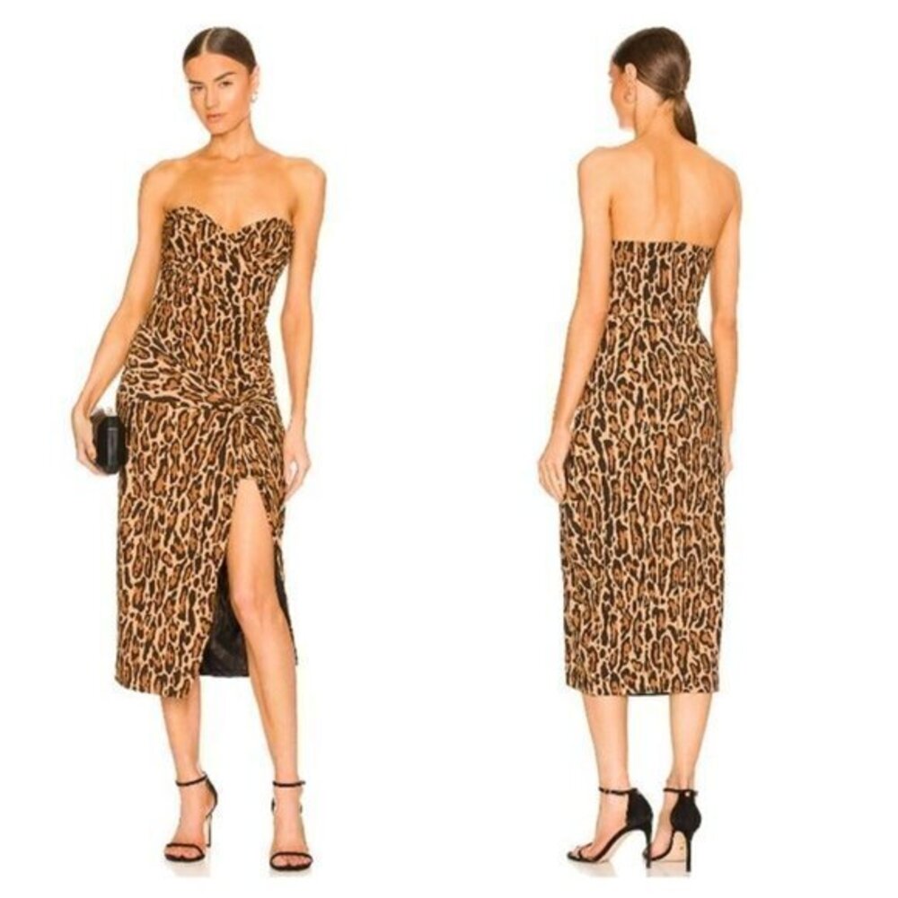 NBD Fiona Dress - Millie Leopard